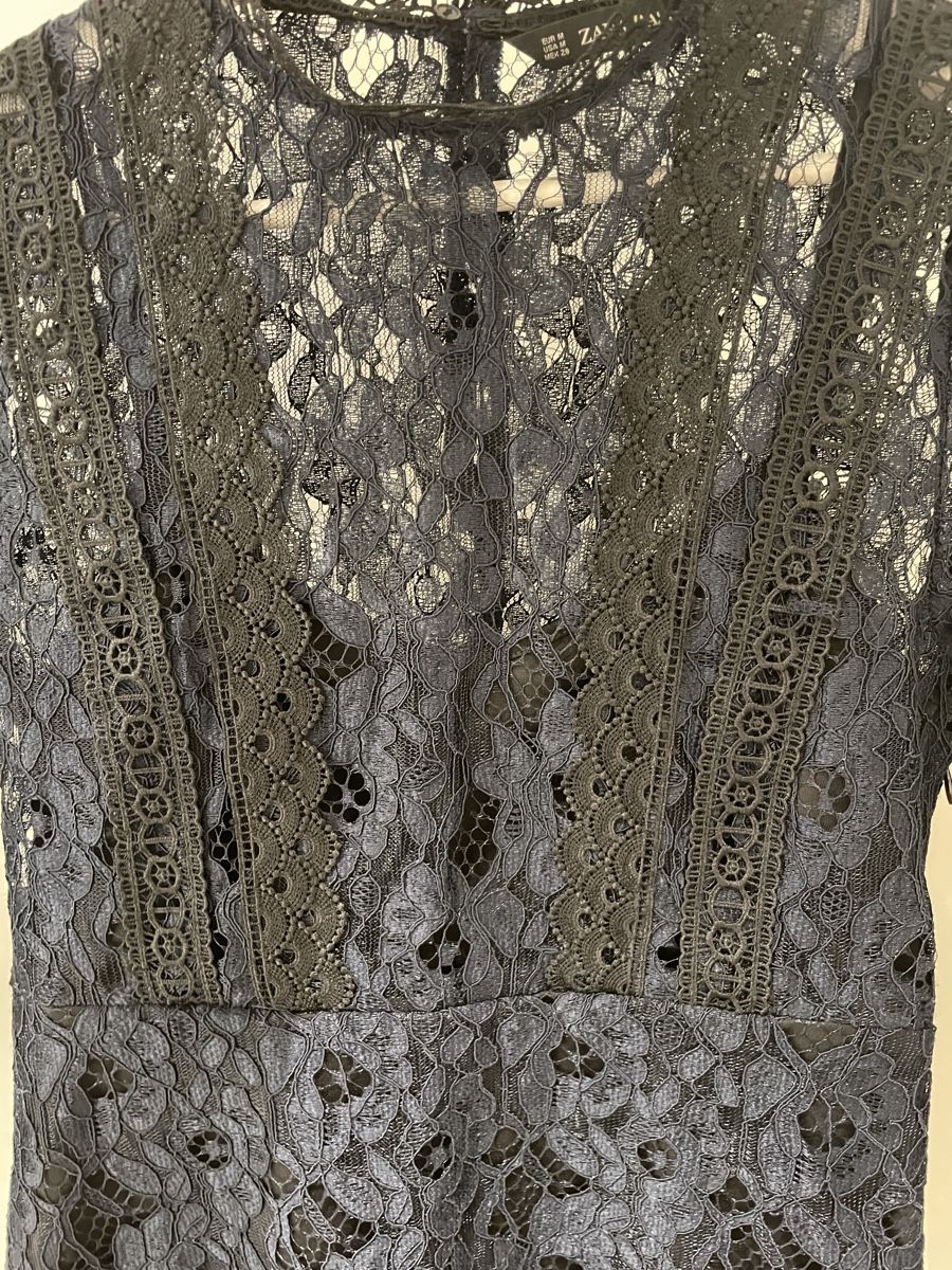 Zara Vestiti: Navy-Black Zara Lace Dress – Usato da Zürich venduto da kap_7btt 2