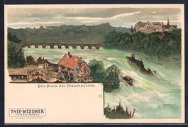 Schaffhausen, das Schloss am Rheinfall