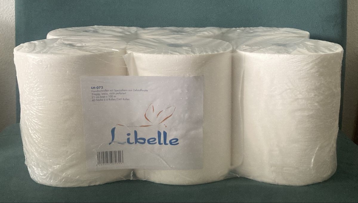 Füllmaterial: Handtuchrollen von Libelle, originalverpackt – Neu (gemäss Beschreibung) aus Zürich von Harobed83 2