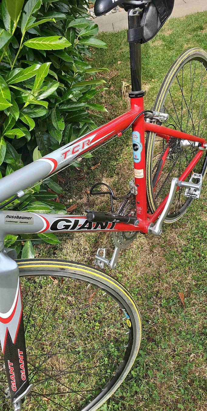 Biciclette: Giant TCR Rennrad rot gebraucht – Usato da Romanshorn venduto da Keller2011