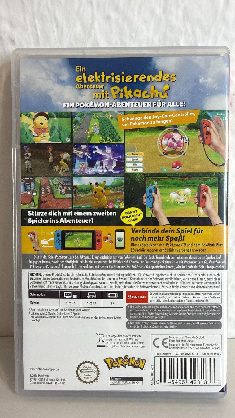 Spiele: Nintendo Switch Game: Pokemon Lets Go Pikachu - Fun! – Gebraucht aus Ehrendingen von lax21 1