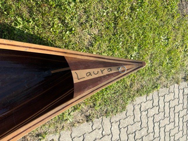 Selbstbau Boote: Kanadier Holzboot, Top Zustand Kanu – Gebraucht aus Vinelz von Festmobiliar 4