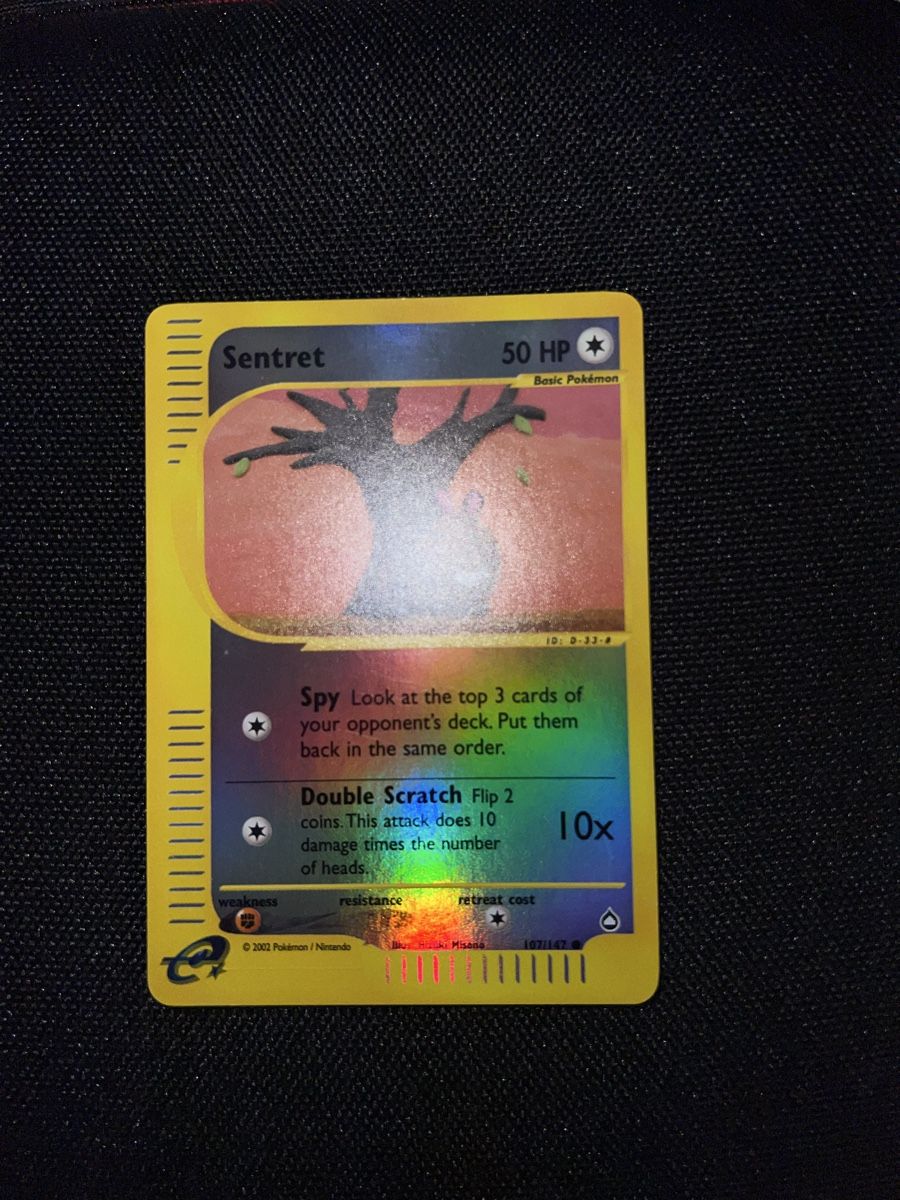 Pokémon Sammelbilder & Trading cards: Sentret Aquapolis Reverse English  – Gebraucht aus Basel von luc_8ghp