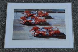 Ferrari 330 P4 1967 Daytonna Bild. Limitiert 381/500