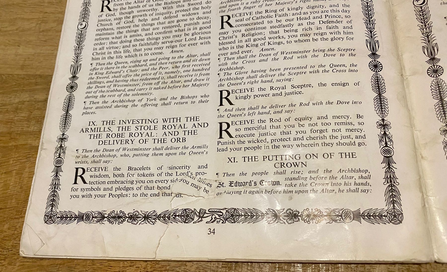 Riviste & Magazine: 1953 - QUEEN ELIZABETH II Krönungs Programmheft - England – Usato da Root venduto da ENGLAND-TREASURES 9