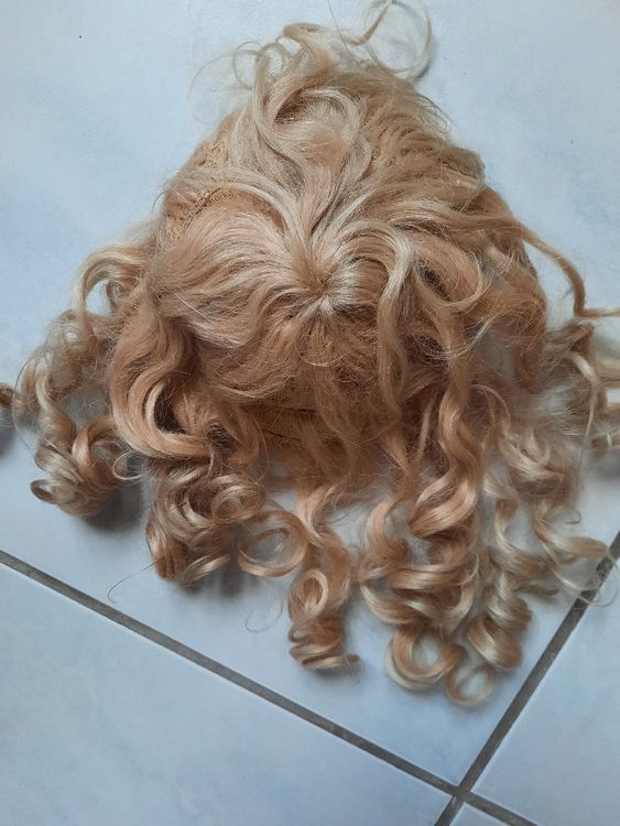 Perruque Mohair Cuivre Pour Poupée - 28.5 Cm - Georgette Bravot France