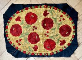 Wunderschöne Hand-Stickerei (für Kissen) 55x40cm