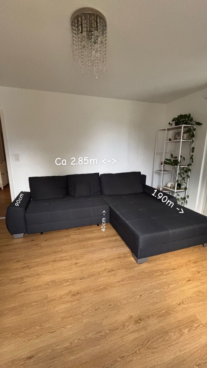 Divani: Ecksofa dunkelgrau  – Usato da Chur venduto da Safli 5