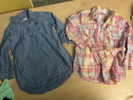 2 süsse H&M Mädchen Tunikas Gr. 98 Frühling