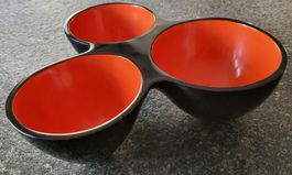 Set apéritif orange et noir