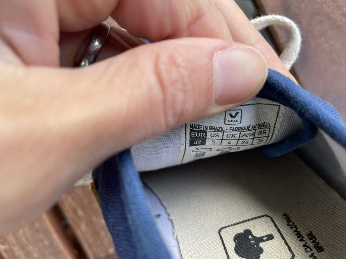 Veja Schuhe für Jungen: Veja Stoffschuhe Gr.37 Blau Gelb – Gebraucht aus Bern von brup 4