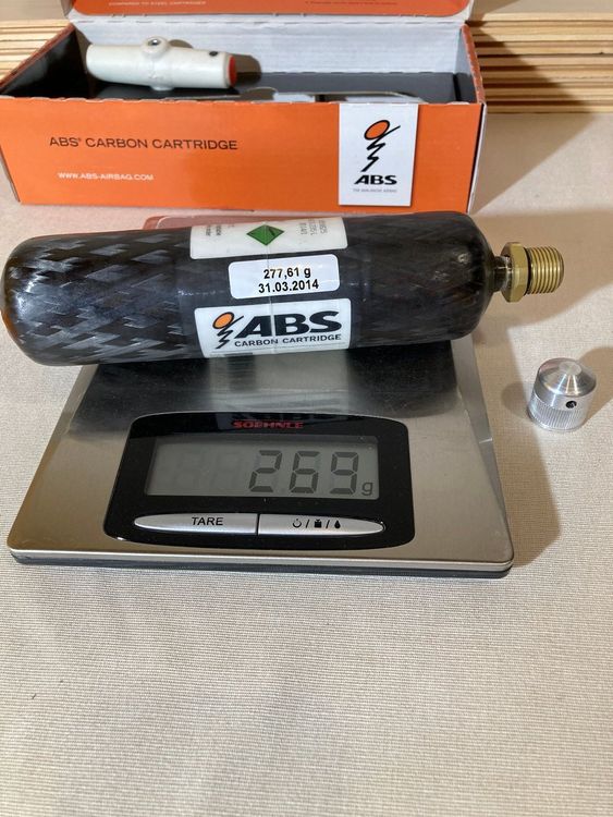 ABS Activation Unit. Carbon fibre, Test Auslösung machen. Kaufen auf