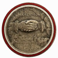 Pin Basel 1926 World Power Conference Sectional Meeting