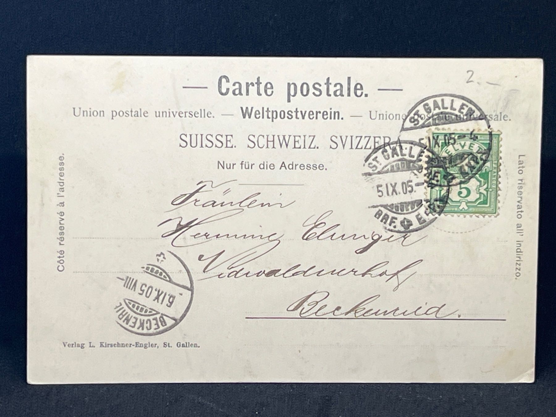 Ansichtskarten: St. Gallen: Generalansicht – Gebraucht aus Widnau von Brusi9 1