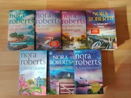 7x Nora Roberts Roman Krimi Spannung Romance Liebe Thriller