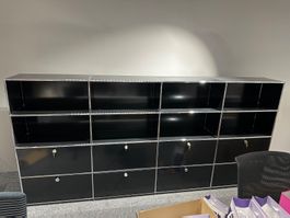 USM Sideboard Grafitschwarz 4x4 Lieferung&Umbau möglich