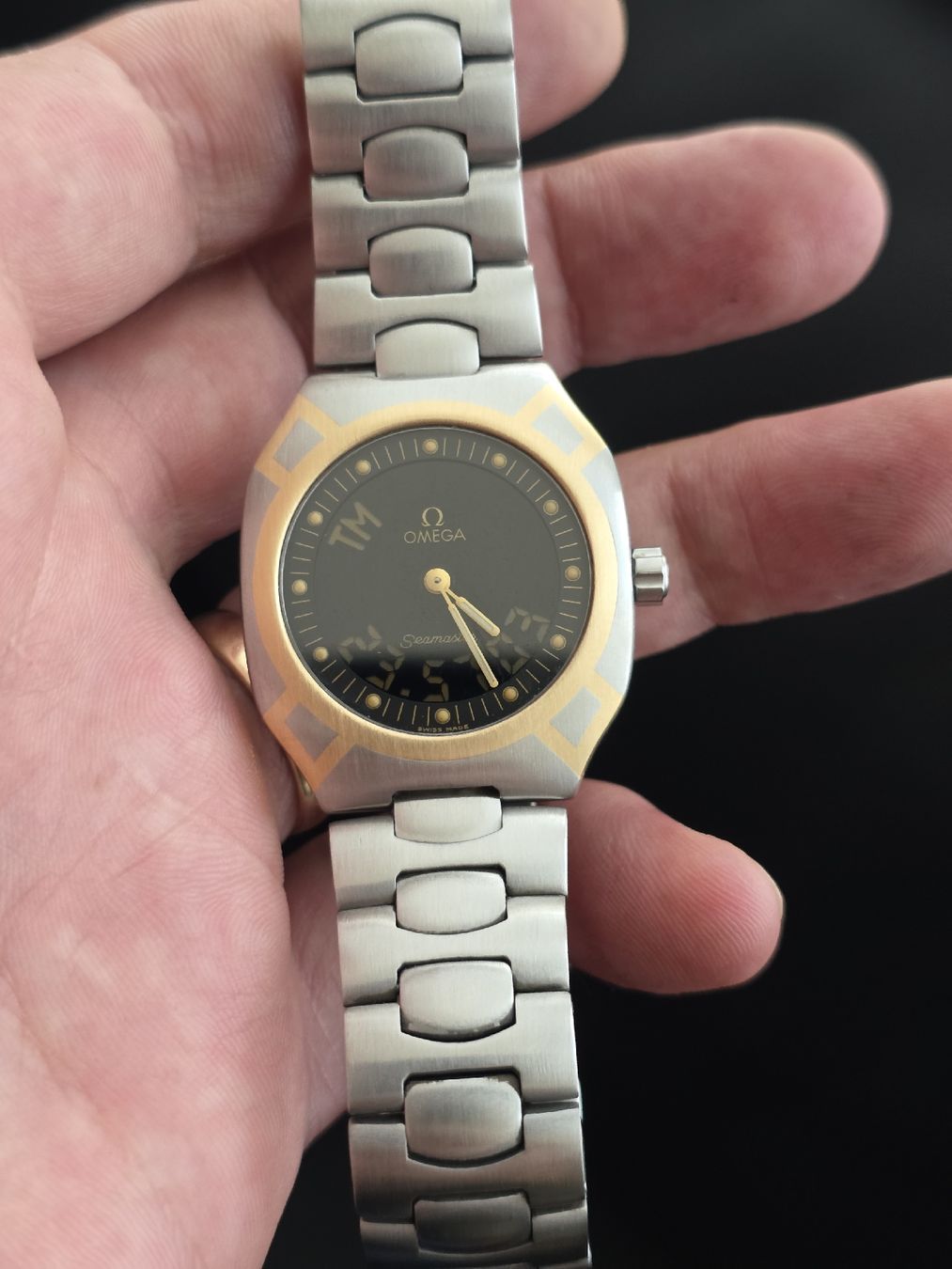 Omega Uhren: Montre Omega Seamaster  acier or  – Gebraucht aus Grand-Lancy von Precision-GE 4