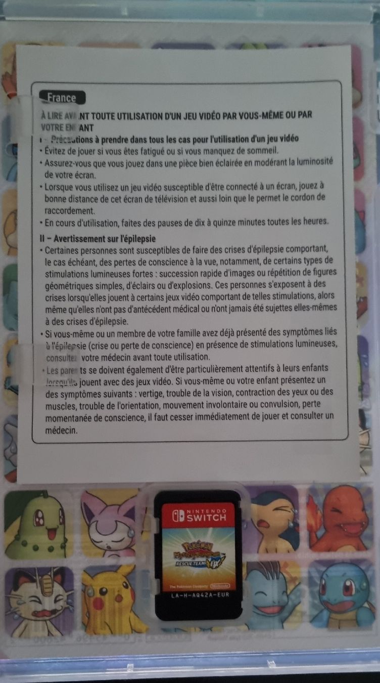 Pokémon Spiele: Jeu Nintendo Switch Pokémon Équipe de Secours DX – Neu (gemäss Beschreibung) aus Marly von sam_n898 1