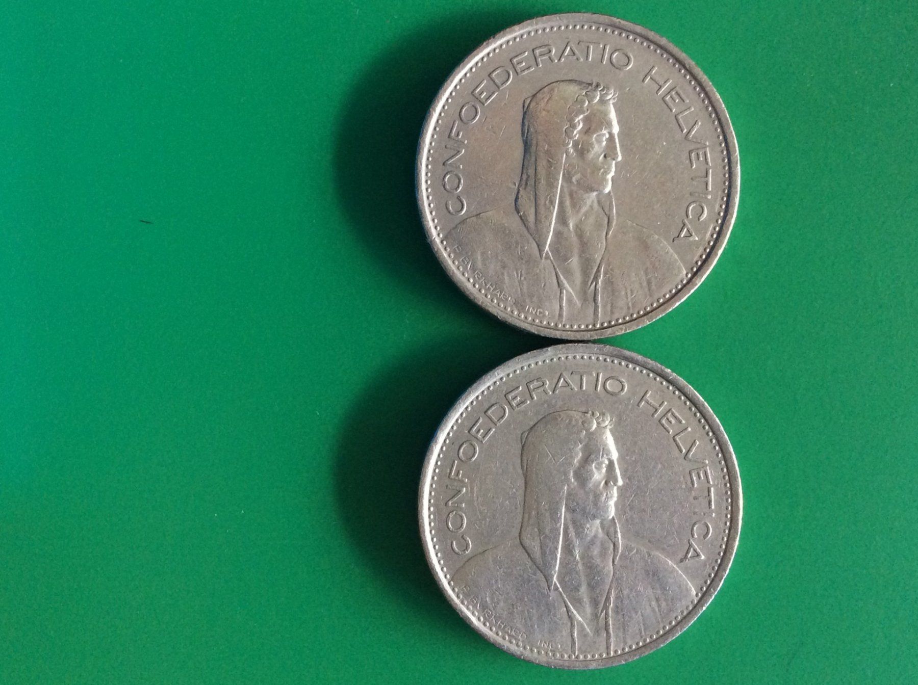 Tutti le monete: 5 francs 2 X 1968 – Usato da Genève venduto da pie_fh2d 1