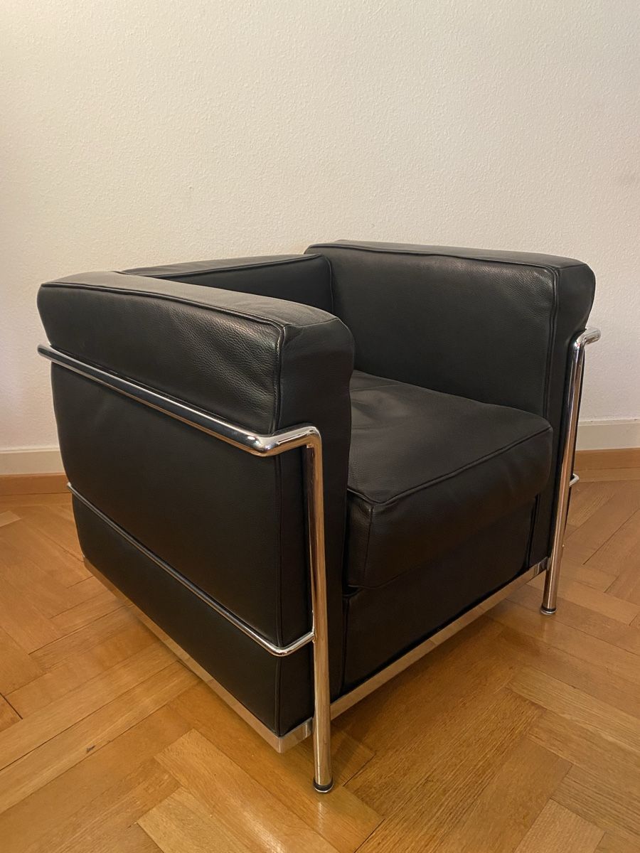 Poltrone: Design Sessel Chair LC2 Corbusier Stil – Usato da Olten venduto da sportwelt