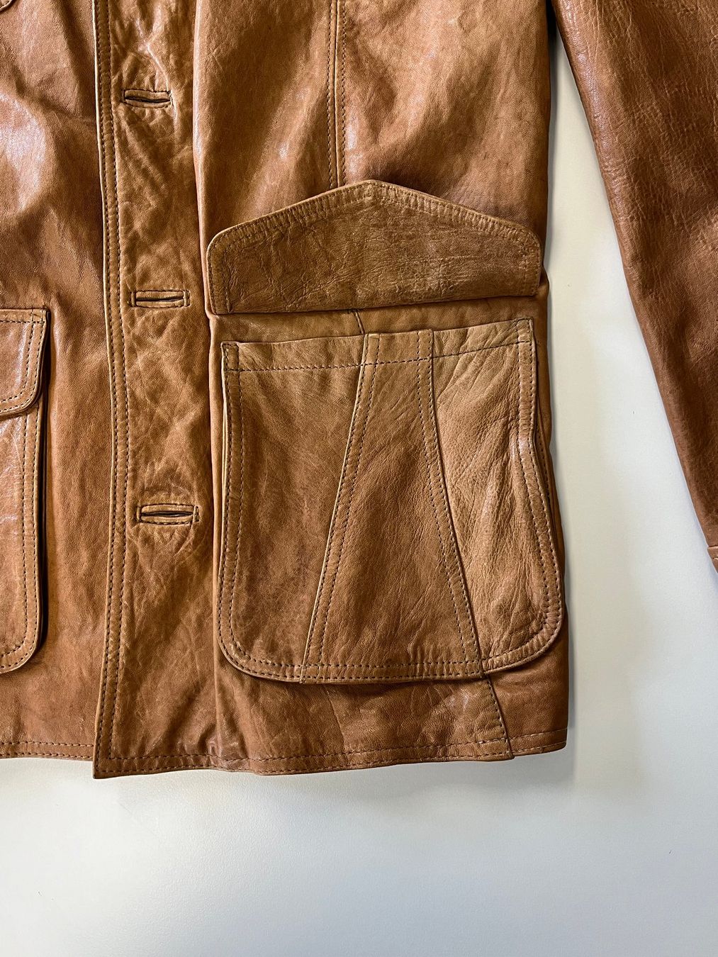 Giacche: Frühling/Herbst Herren Lederjacke Gr. L – Usato da Basel venduto da Xani 1
