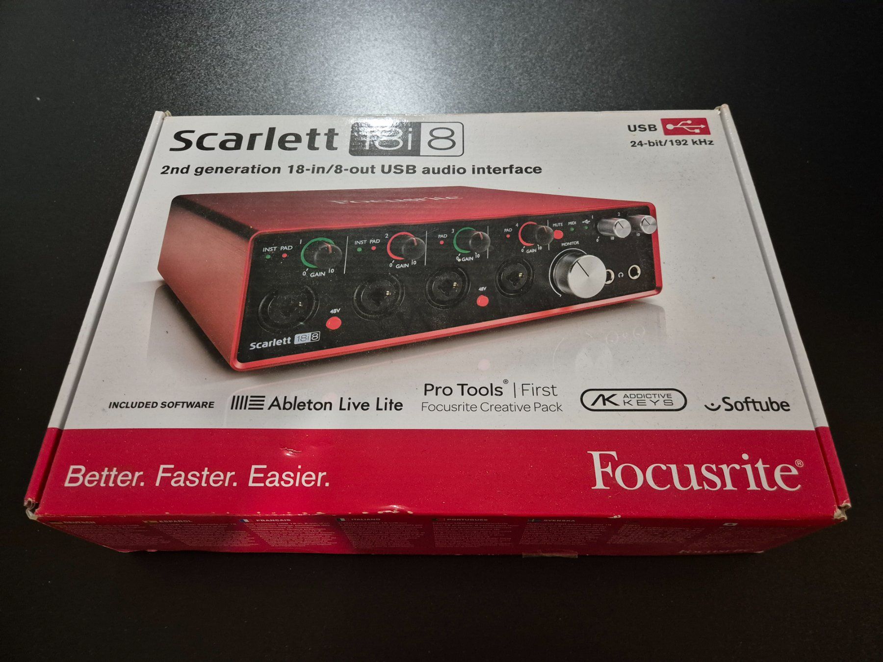 Focusrite Schede audio: Focusrite Scarlett 18i8 - 2nd Gen - Audio Interface – Usato da Eichberg venduto da gra_5tw2