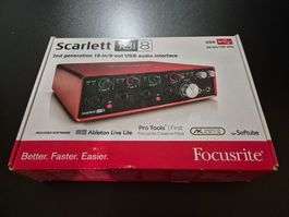 Focusrite Scarlett 18i8 - 2nd Gen - Audio Interface