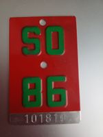 SO 86 - Fahrradplakette Kanton Solothurn