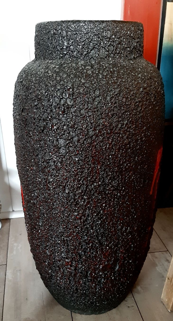 Vasen & Gefässe: Grosse  intakte  Fat  Lava  Vase  -  50-70er? – Neu (gemäss Beschreibung) aus Tagelswangen von BrigittaC01 3