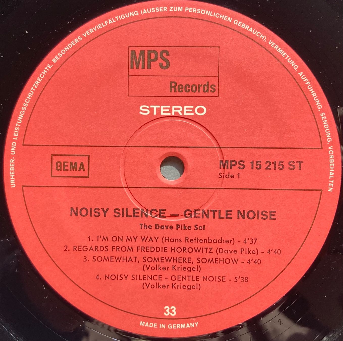 Dischi in vinile: THE DAVE PIKE SET - GENTLE NOISE – Usato da Poliez-Pittet venduto da Newtown-Records 2