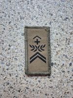 *** Gradabzeichen Feldweibel mit klett ***