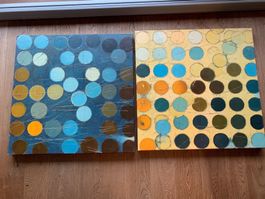 2 x wunderschöne Bilder von IKEA (je 76x76cm)