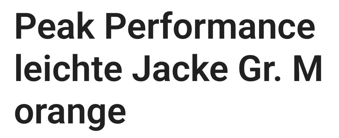 Peak Performance Jacken: Peak Performance Damen Jacke Grösse M – Gebraucht aus Zürich von stollk01 3