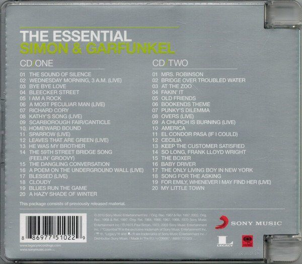 CDs: Simon & Garfunkel: Essential - 2CD Tin Box – Neu und originalverpackt aus Steinhausen von Vilivinili 1