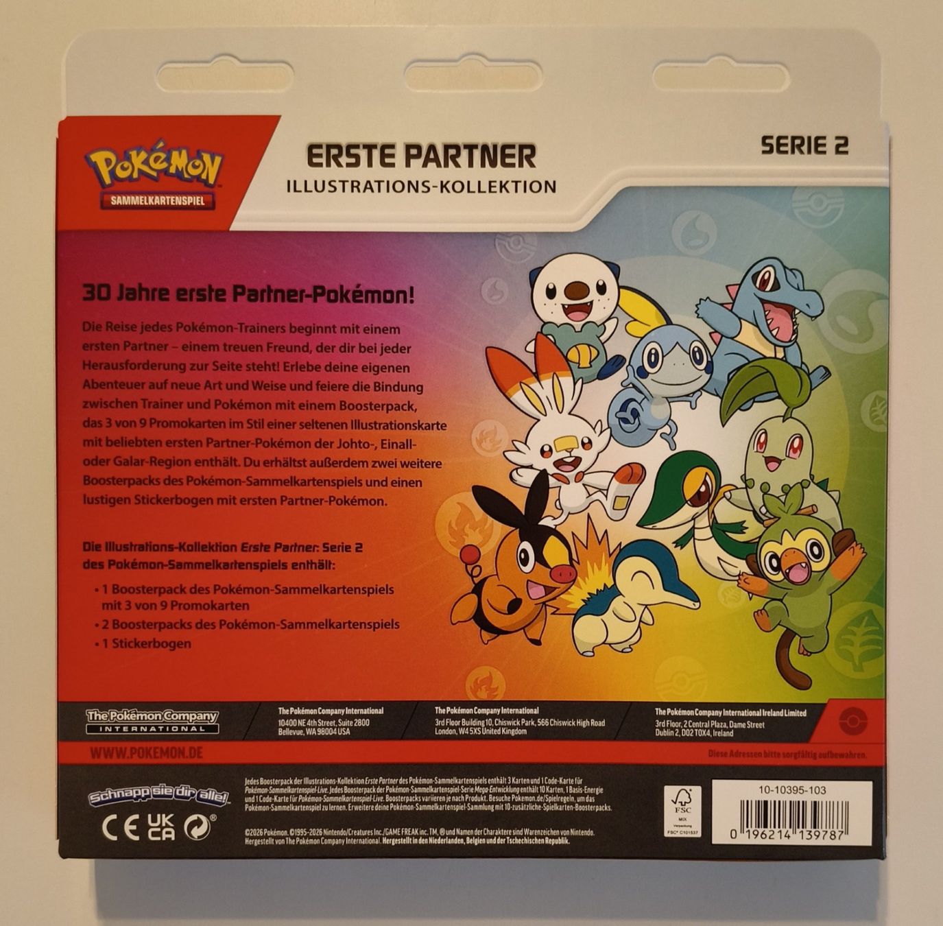Pokémon Carte collezionabili: Pokémon Erste Partner Illustrations Kollektion Serie 2 - DE – Nuovo e nell'imballaggio originale da Gossau SG venduto da Bummelz 1