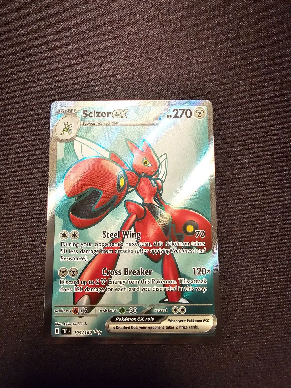 Pokémon Sammelbilder & Trading cards: Scizor EX EN 195/162 – Gebraucht aus Lufingen von Argannon