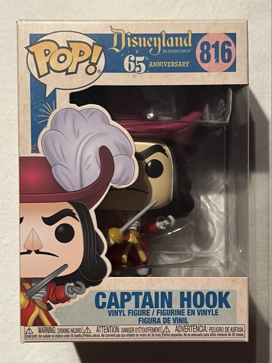 Funko Statuette: Funko Pop Captain Hook 816 Disneyland 65th Anniversary Figur – Nuovo (secondo la descrizione) da Rafz venduto da SaintCruz