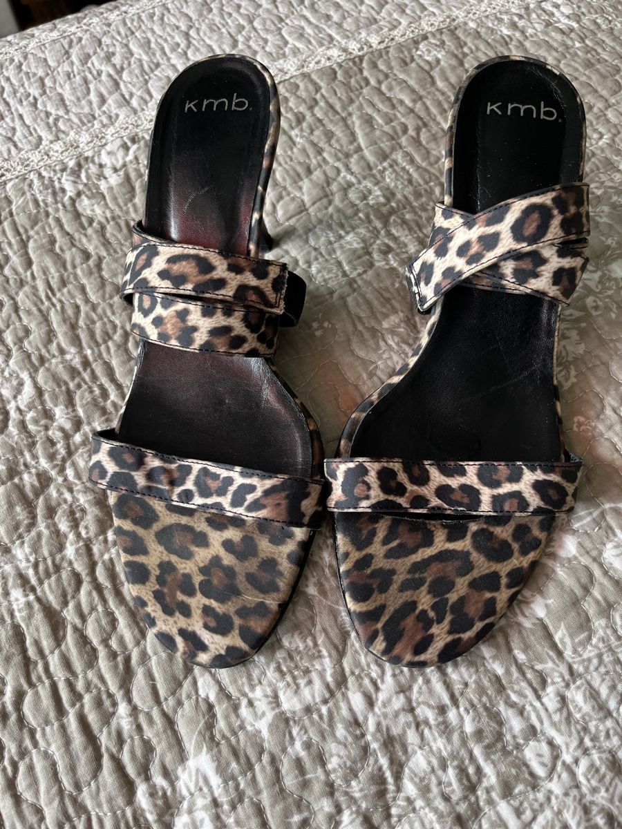 Scarpe da donna: Sandali maculati con tacco – Usato da Locarno venduto da cichita 2