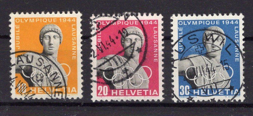 Tutti i francobolli: R2613  / Comité olympique 1944 obl. – Usato da Ste-Croix venduto da MONT-TAGNAC