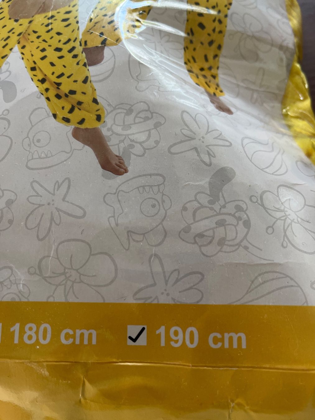 Costumi: Marsupilami costume taille pour 1m90 – Usato da Plan-les-Ouates venduto da babsbonplan 2