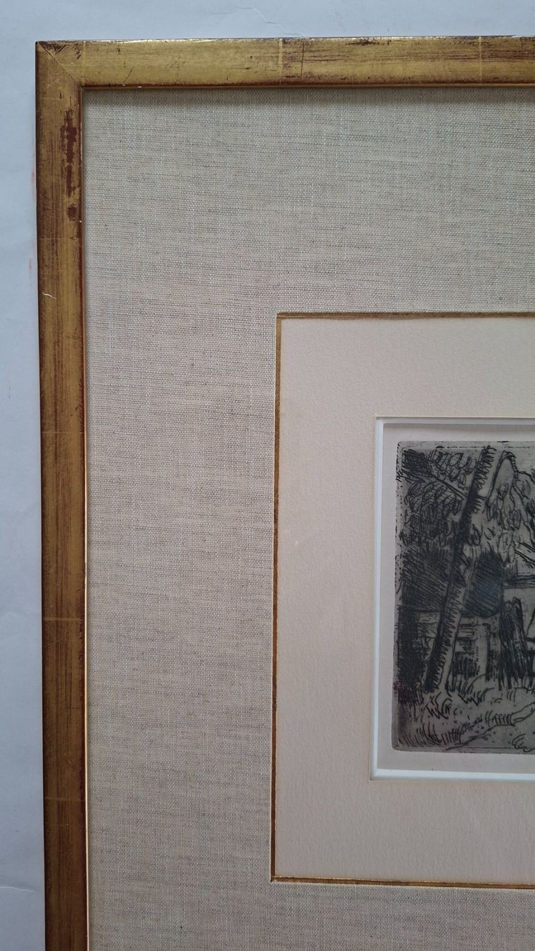 Gemälde: Gerahmte Radierung, Paul Cézanne, passage a Anvers – Gebraucht aus Opfikon von Diversamente 2
