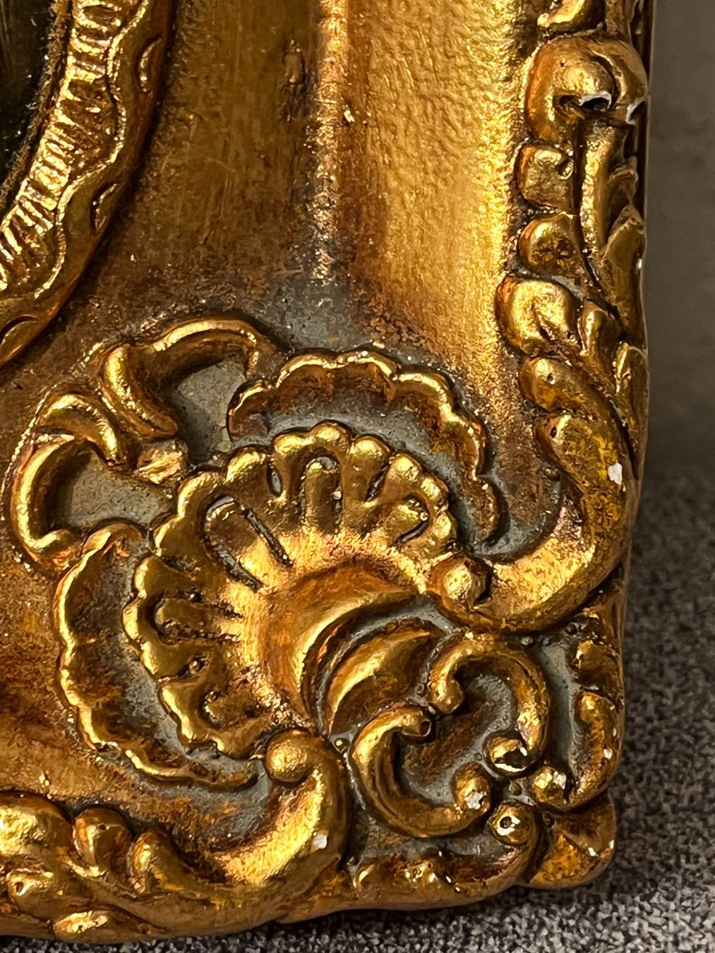 Dipinti: Antikes Gold gerahmtes Miniatur Gemälde Landschaft – Usato da Basel venduto da Kaffee_und_Kunst 4