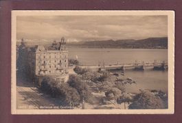 ZÜRICH - Bellevue - Quaibrücke - 1911