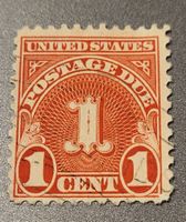 USA 1930-31 alte postage due briefmarke