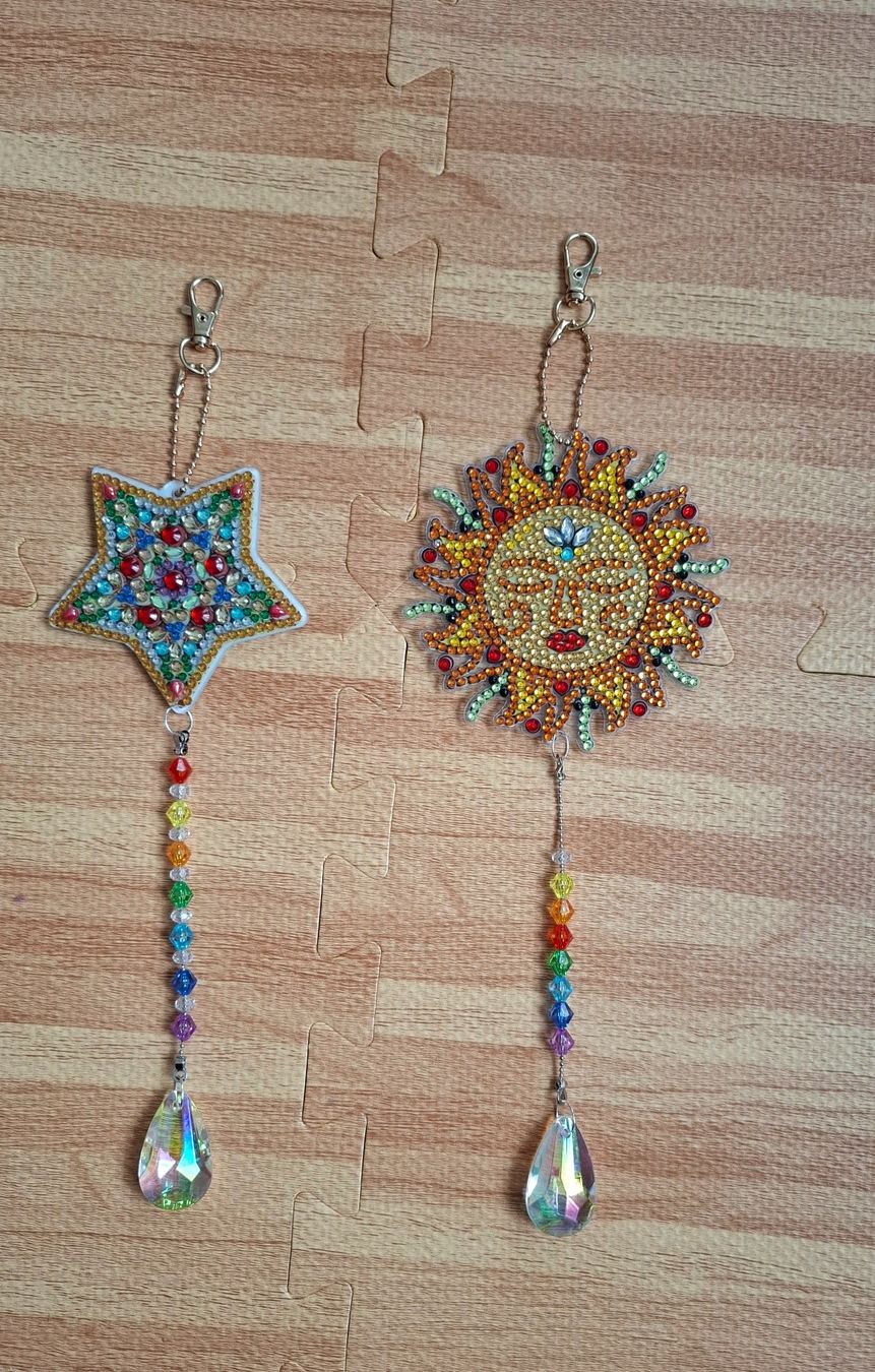 Tutte le decorazioni: Attrape-soleil/Décorations étoile/soleil diamond painting – Nuovo (secondo la descrizione) da Moutier venduto da antols2155