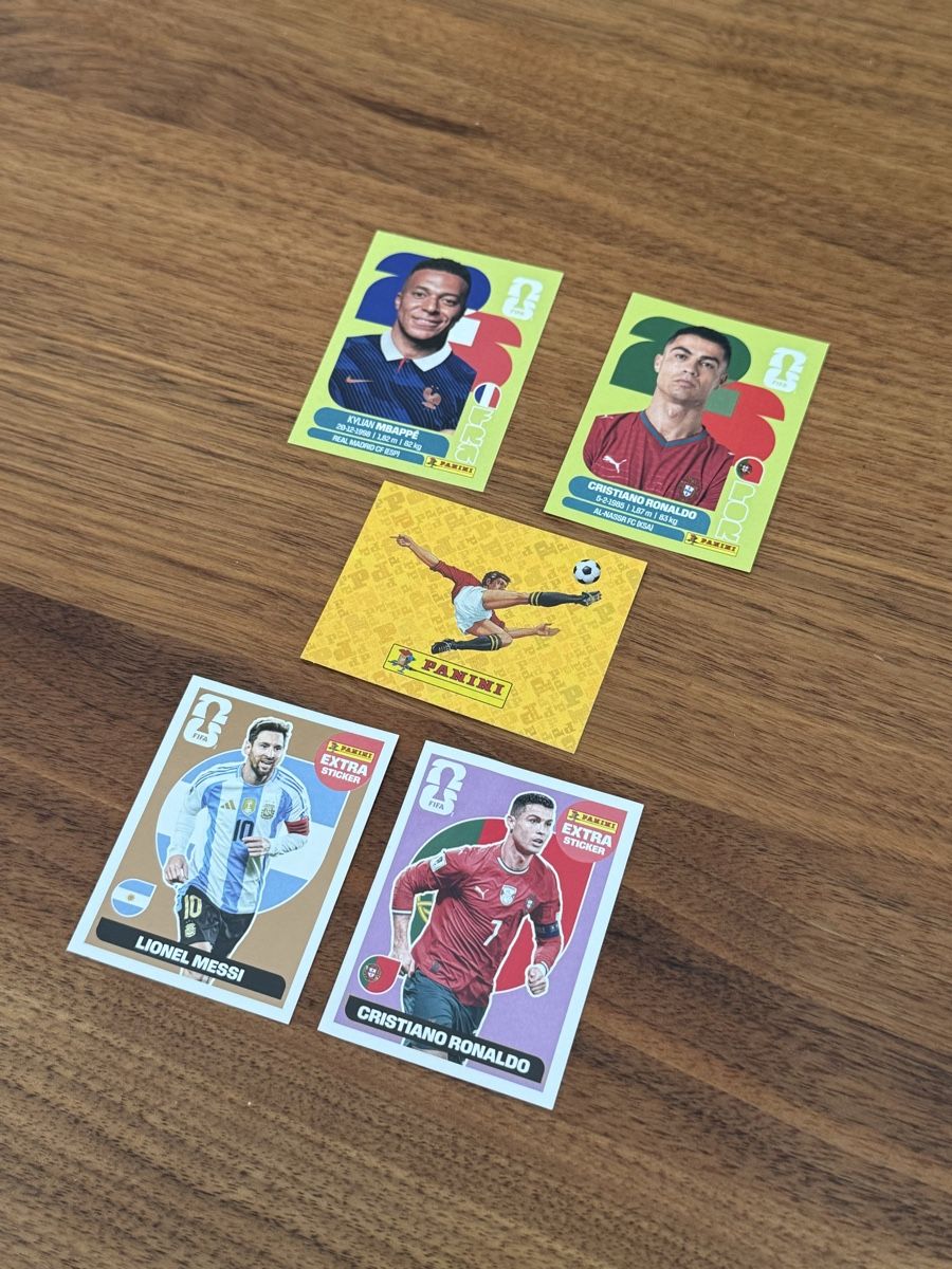 Panini Carte collezionabili: Selten & Limitierte Ronaldo X Messi Panini Sticker - Bundle – Nuovo (secondo la descrizione) da Rafz venduto da die_7b6m 4