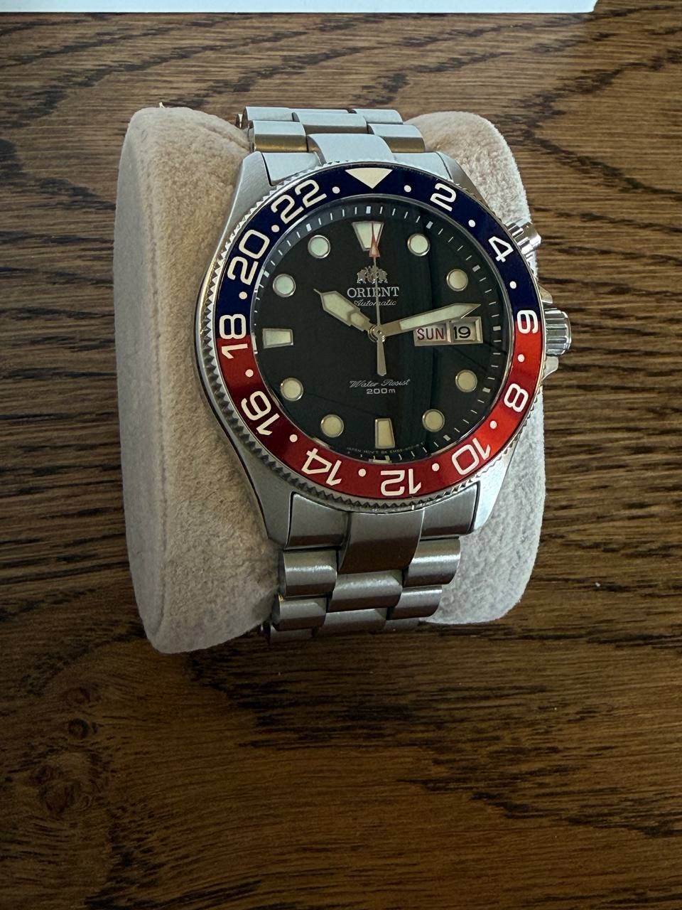 Orient Orologi: Orient Ray Custom Saphirglas, Strapcode Armband, Pepsi GMT – Usato da Boll venduto da YD3067