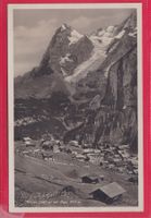 Mürren mit Eiger, alte Postkarte, gelaufen 1.8.1937