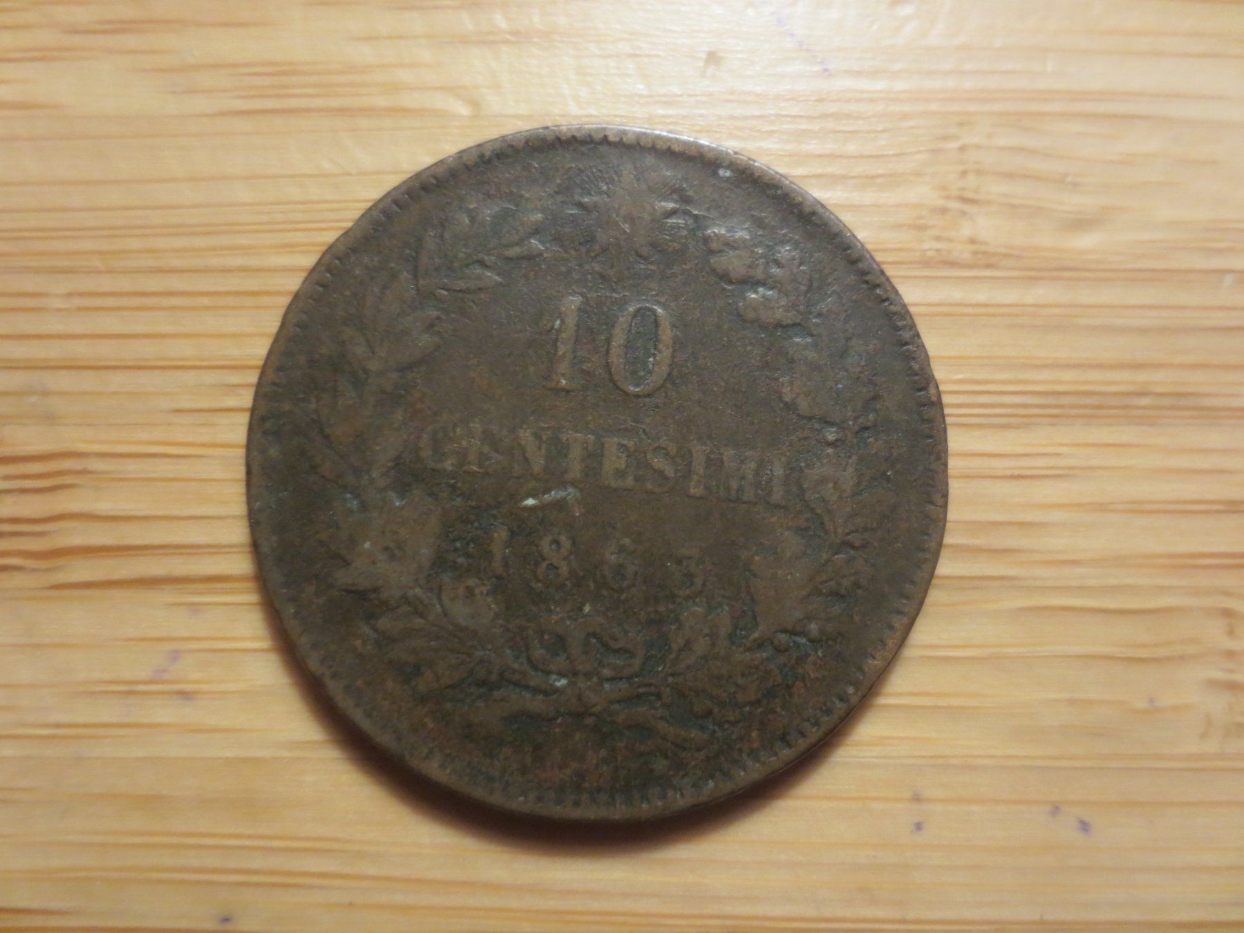 Tutti le monete: Münze antik Italien 1863 – Usato da Weier im Emmental venduto da waefler03