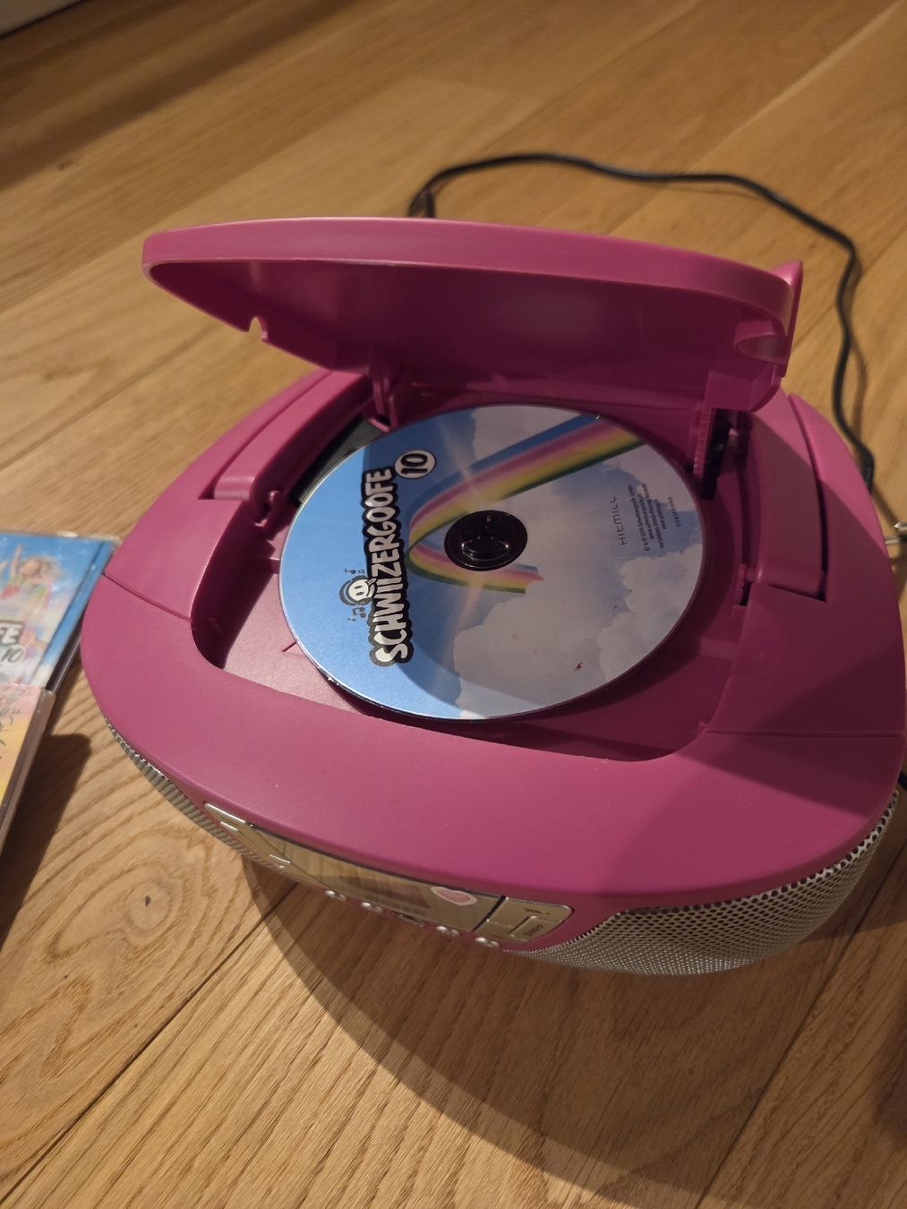 Multimediaplayer & Streamer: CD Player pink mit 3 Kinder CDs  – Gebraucht aus Uezwil von Jillenzio 2